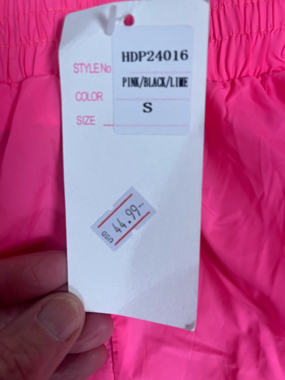 Retro Neon Colorblock Track Pants Joggers Womens Small Lined Y2K Athleisure NWT - Picture 7 of 11